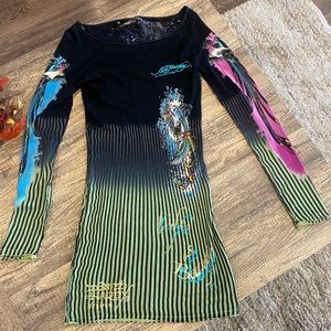 Ed Hardy Long Sleeve Dress